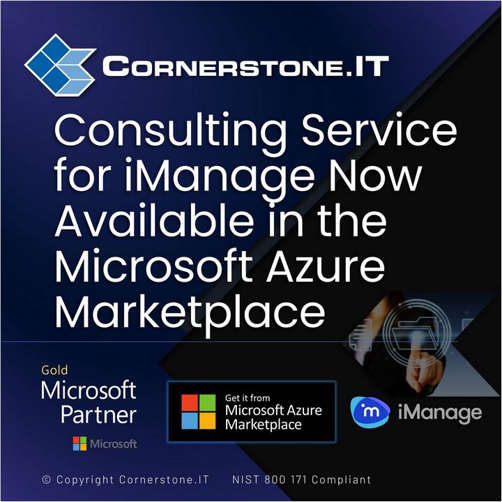 Cornerstone.IT iManage Cloud Migration Assessment on Microsoft Azure Marketplace