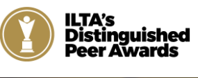 ILTA - Distinguished Peer Awards Logo