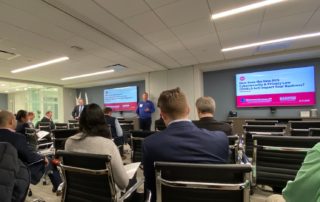 Tom Moreo presents slidedeck at NYS SHIELD ILTA event New York