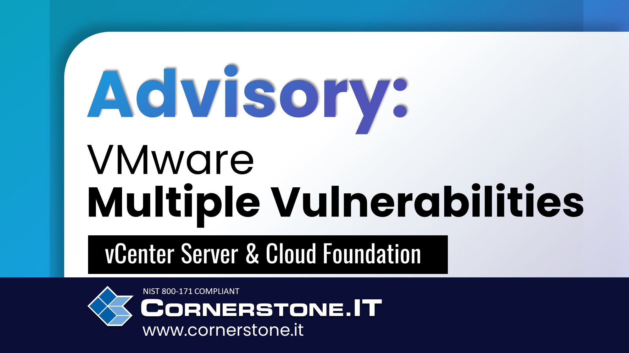 Alert: Multiple Vulnerabilities in VMware vCenter Server