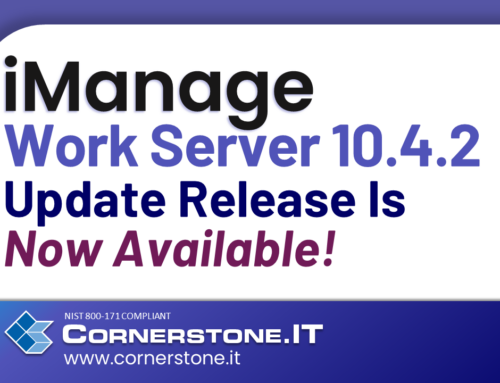 iManage Work Server 10.4.2 Update Release Is Now Available!