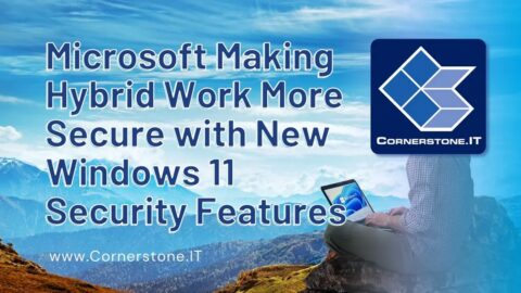 Hybrid Work featured image with Microsoft Windows 11