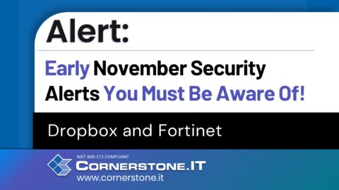 Early November Security Alerts You Must be Aware of — Dropbox and Fortinet - featured image
