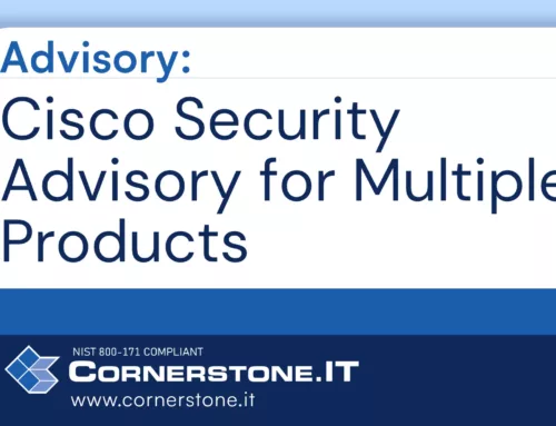 Cisco Security Advisory for Multiple Products
