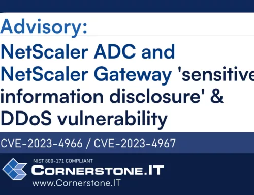 NetScaler ADC and NetScaler Gateway ‘sensitive information disclosure’ & DDoS vulnerability